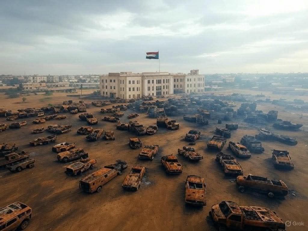 عاجل - القوات المسلحة تحرر القصر الجمهوري ! 1 القصر الجمهوري