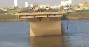 تدمير جسر شمبات