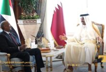 امير قطر وعبدالفتاح البرهان