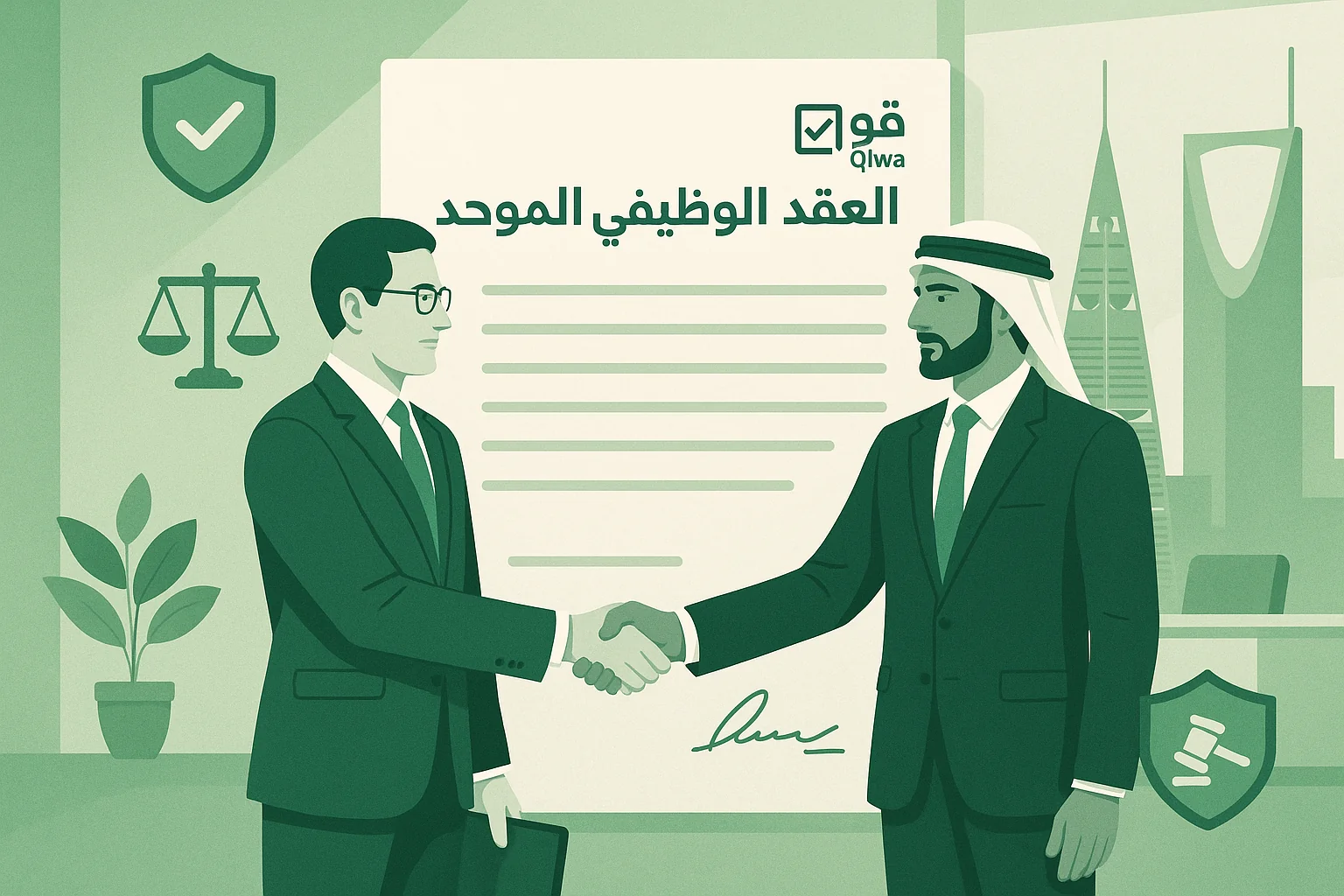 unified employment contract saudi