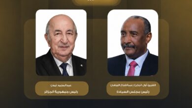 البرهان يقدم تعازيه للرئيس الجزائري في المأساة الأخيرة 1 IMG 20260830 WA0025