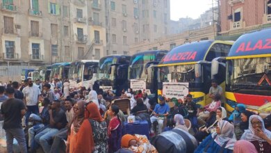 عودة جماعية للسودانيين من مصر عبر حافلات متعددة 2 العودة الطوعية تفويج