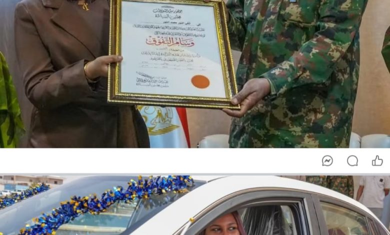 تقى النور تحصل على وسام التفوق ومفاجأة مميزة