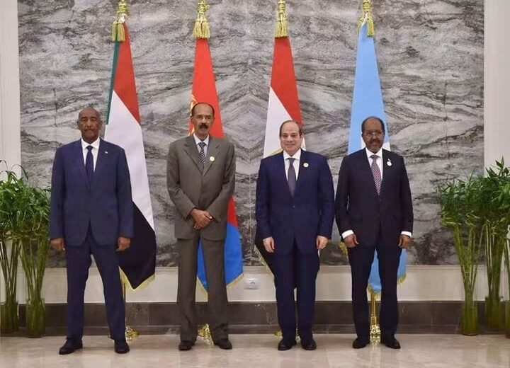 قمة رباعية في البرهان تبحث أمن البحر الأحمر