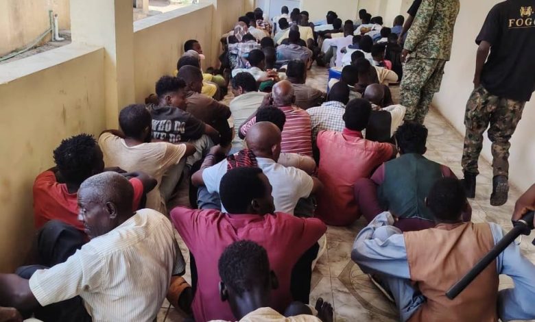 حملة أمنية في القضارف تسفر عن اعتقالات وضبط أجانب