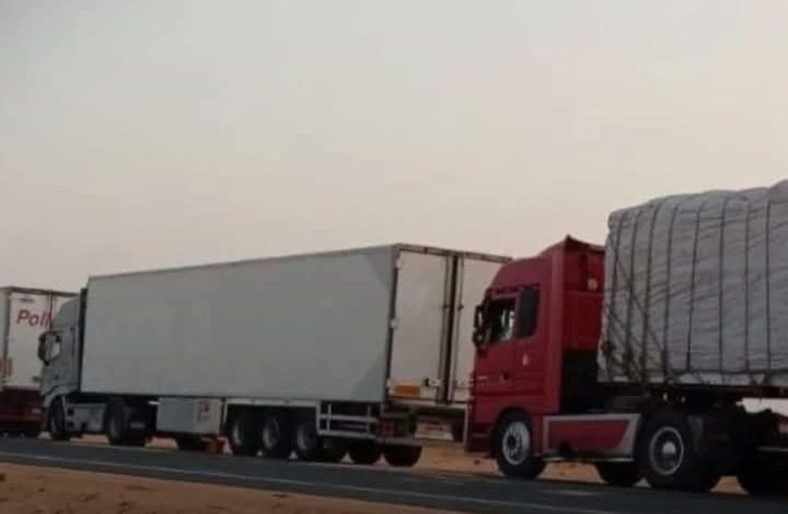 مصر تعلّق نقل الشاحنات إلى السودان عبر قسطل 1 مصر تعلّق نقل الشاحنات إلى السودان عبر قسطل